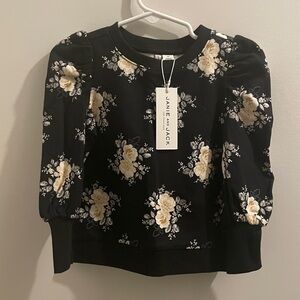 NWT Janie & Jack Floral Sweatshirt 2T